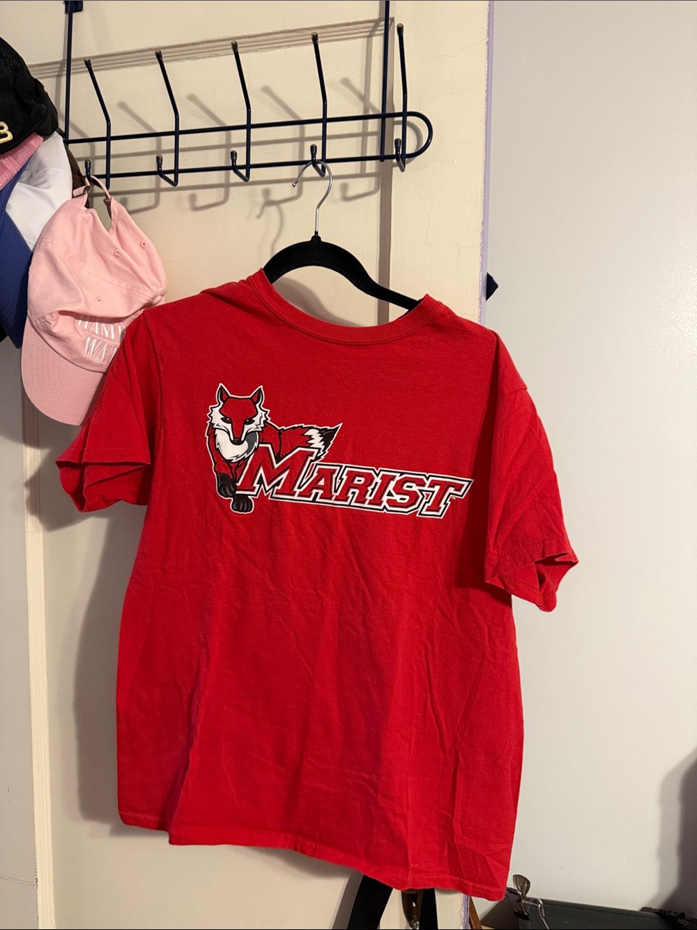 Aris Red Marist Fox Graphic Short-Sleeve Tee